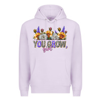 Lilac you grow girl Premium Hoodie - NancyCooperArtShop