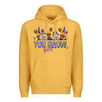 Mustard you grow girl Premium Hoodie - NancyCooperArtShop