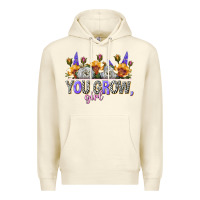 Sandshell you grow girl Premium Hoodie - NancyCooperArtShop