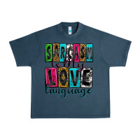 Midnight Navy sarcasm is my love language Urban Heavy Tee - Zillion Design Studio