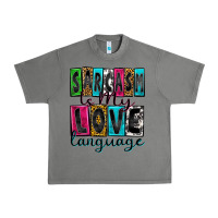 Tornado sarcasm is my love language Urban Heavy Tee - Zillion Design Studio
