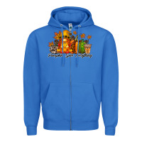 True Royal Pumpkin Spice Everything Zipper Hoodie - RacoonDesign