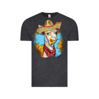 Vintage Black Sombrero Llama Vintage Tee - RanaPortraitStore