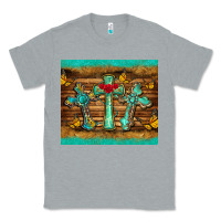Heather Grey crosses tumbler Classic Tee - BarkalooDesign
