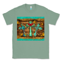 Sage crosses tumbler Classic Tee - BarkalooDesign