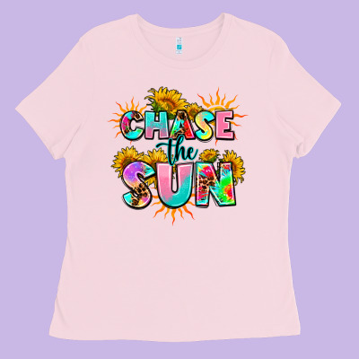 Chase The Sun Ladies Tee Designed By Adodesignshop