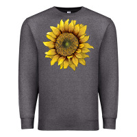 Charcoal Heather sunflower Premium Sweatshirt - Artiststas