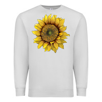Dove Grey sunflower Premium Sweatshirt - Artiststas