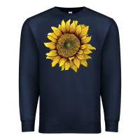 Navy sunflower Premium Sweatshirt - Artiststas