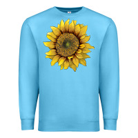 Ocean Blue sunflower Premium Sweatshirt - Artiststas