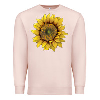 Pale Pink sunflower Premium Sweatshirt - Artiststas