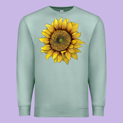Sunflower Premium Sweatshirt Designed By Artiststas
