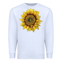 White sunflower Premium Sweatshirt - Artiststas