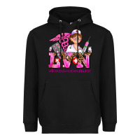 Black lvn licensed vocational nurse Heavyweight Hoodie - AdoDesignShop