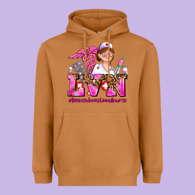 Lvn Licensed Vocational Nurse Heavyweight Hoodie Designed By Adodesignshop