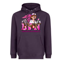 Plum lvn licensed vocational nurse Heavyweight Hoodie - AdoDesignShop