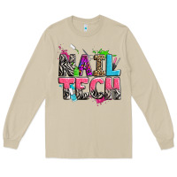 Mushroom nail tech Long Sleeve Tee - Zillion Design Studio