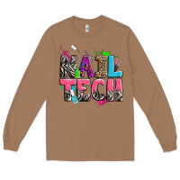 Toasted Coconut nail tech Long Sleeve Tee - Zillion Design Studio