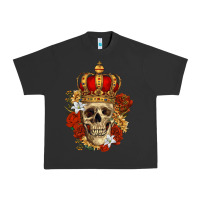 Pigment Black Skull King Urban Heavy Tee - RanaPortraitStore