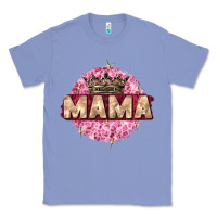 Colony Blue mama with round leopard Classic Tee - Zillion Design Studio