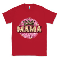 Red mama with round leopard Classic Tee - Zillion Design Studio
