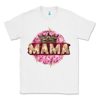 White mama with round leopard Classic Tee - Zillion Design Studio