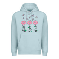 Blue Mist faith hope love Premium Hoodie - MaliasSmallBusiness