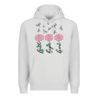 Dove Grey faith hope love Premium Hoodie - MaliasSmallBusiness