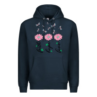 Navy faith hope love Premium Hoodie - MaliasSmallBusiness