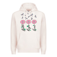 Pale Pink faith hope love Premium Hoodie - MaliasSmallBusiness