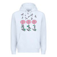 White faith hope love Premium Hoodie - MaliasSmallBusiness