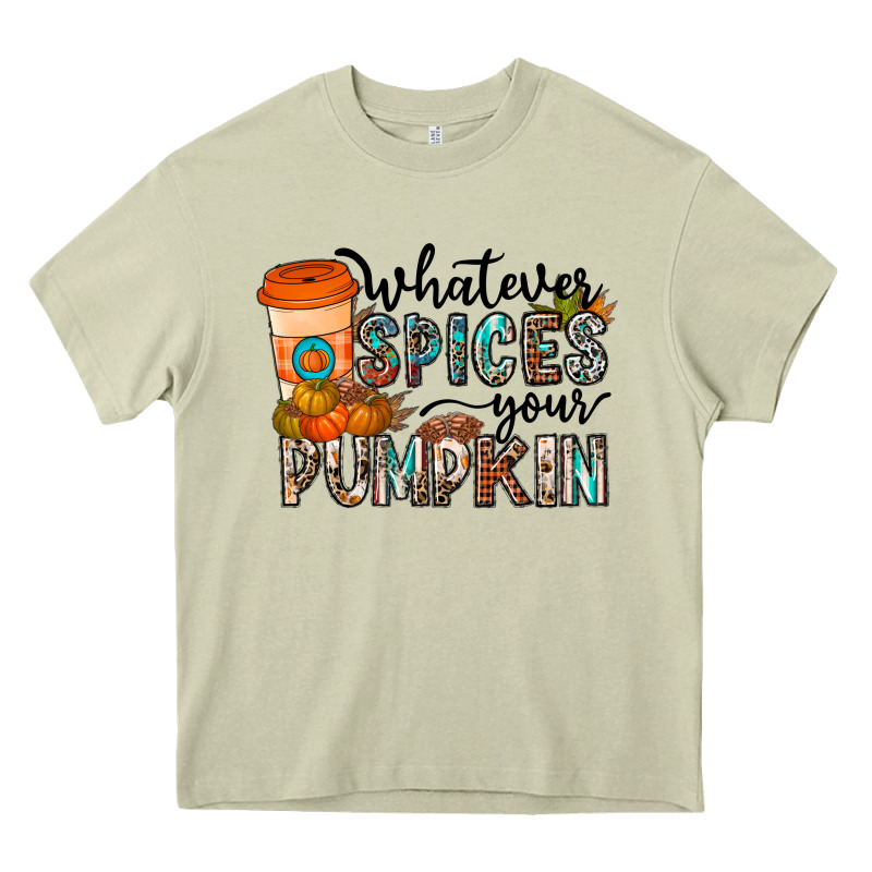 Whatever Spices Your Pumpkin Heavy Core Tee by CowhideDigitalArt | Teevron