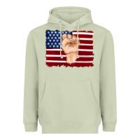 Matcha american flag with hand Heavyweight Hoodie - Artiststas