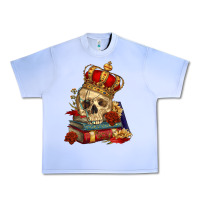 Grape Ice Skull With Crown Urban Heavy Tee - RanaPortraitStore
