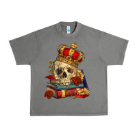 Tornado Skull With Crown Urban Heavy Tee - RanaPortraitStore