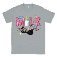 Heather Grey milk maker Classic Tee - Zillion Design Studio