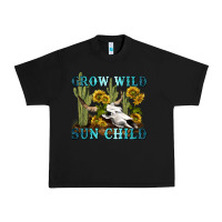 Black grow wild sun child tbw Urban Heavy Tee - texasbilliewilder