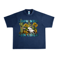 Navy grow wild sun child tbw Urban Heavy Tee - texasbilliewilder
