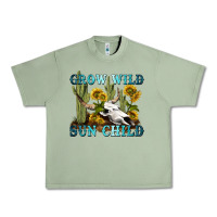 Oil Green grow wild sun child tbw Urban Heavy Tee - texasbilliewilder