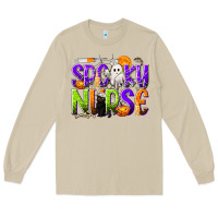 Mushroom Halloween Spooky Nurse Long Sleeve Tee - texasbilliewilder