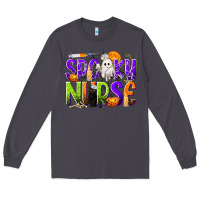 Smoke Halloween Spooky Nurse Long Sleeve Tee - texasbilliewilder