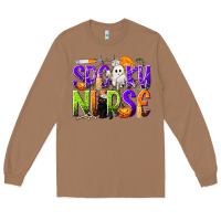 Toasted Coconut Halloween Spooky Nurse Long Sleeve Tee - texasbilliewilder