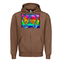 Chestnut lgbtq gender gay symbol Zipper Hoodie - HRA Design Shop