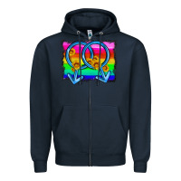 Navy lgbtq gender gay symbol Zipper Hoodie - HRA Design Shop