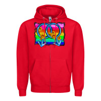 Lgbtq Gender Gay Symbol Zipper Hoodie | Teevron