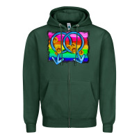 Sports Green lgbtq gender gay symbol Zipper Hoodie - HRA Design Shop