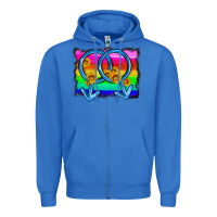 True Royal lgbtq gender gay symbol Zipper Hoodie - HRA Design Shop