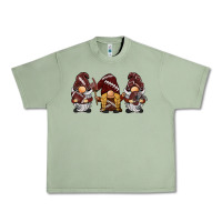 Oil Green football gnomes Urban Heavy Tee - BarkalooDesign