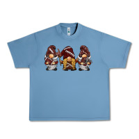 Pebble Blue football gnomes Urban Heavy Tee - BarkalooDesign