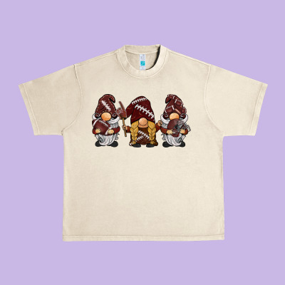Football Gnomes Urban Heavy Tee Designed By Barkaloodesign
